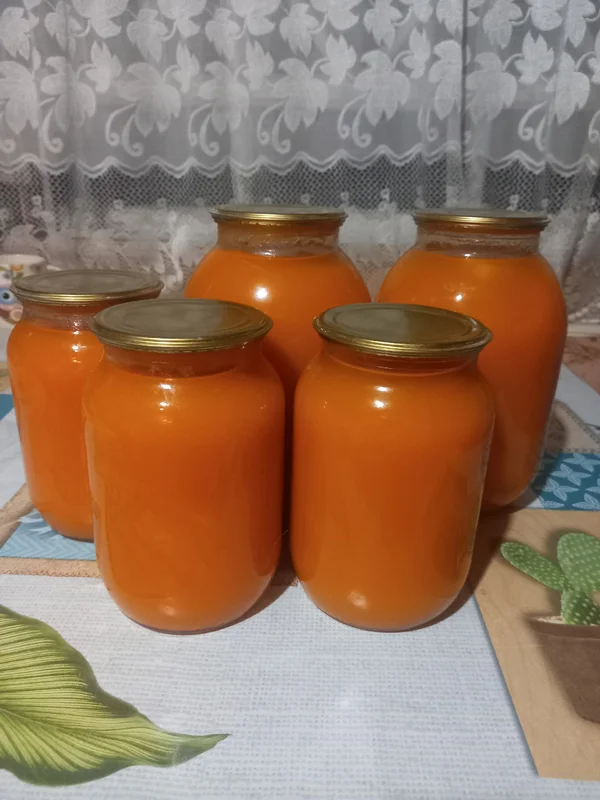 Сок тыквенный с добавлением апельсина