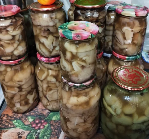 Маринованные маслята