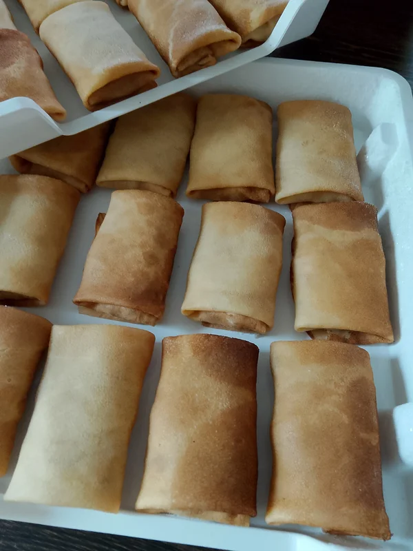 Блинчики с курицей и луком