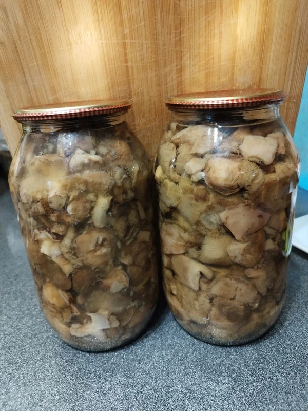 Грибы маринованные маслята