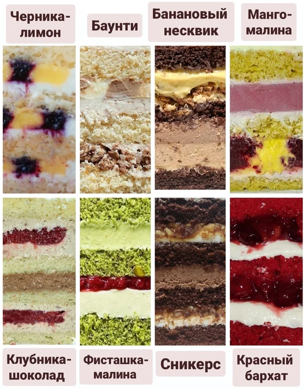 Дегустационный сет начинок для торта