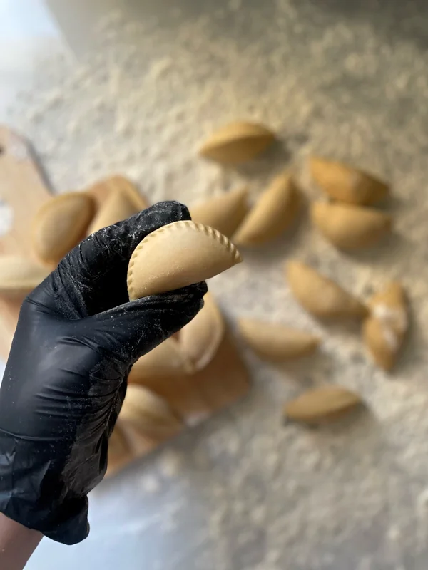 Вареники с картофелем и грибами