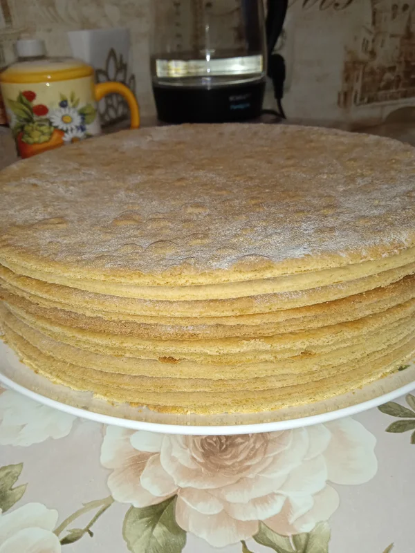 Медовые коржи для торта