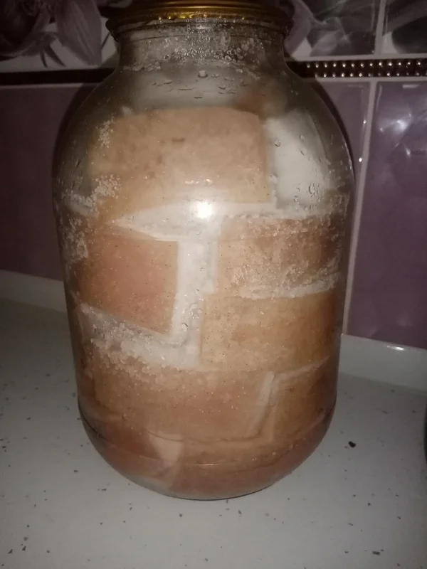 Солёное сало домашнего поросенка