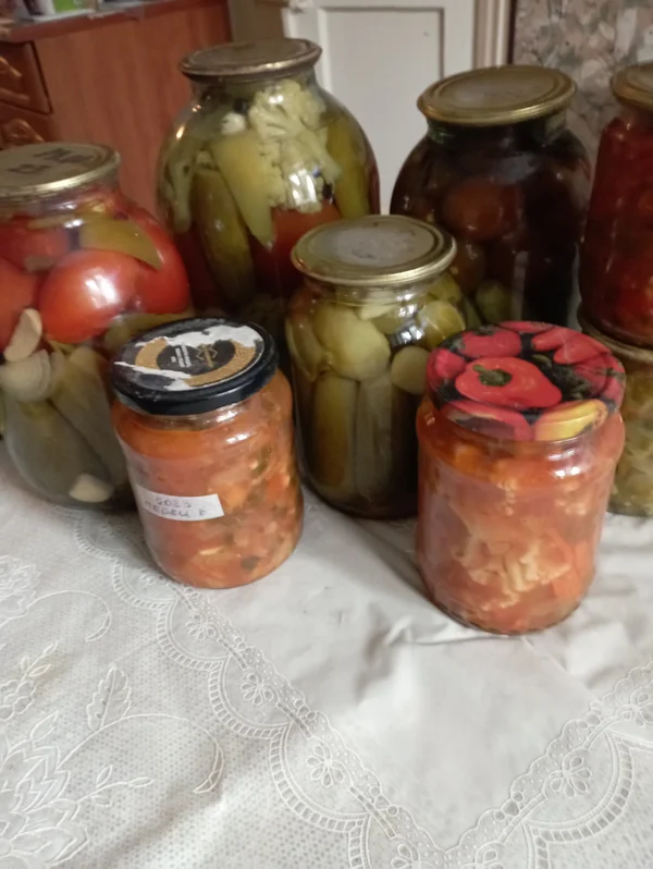 Заготовки урожая