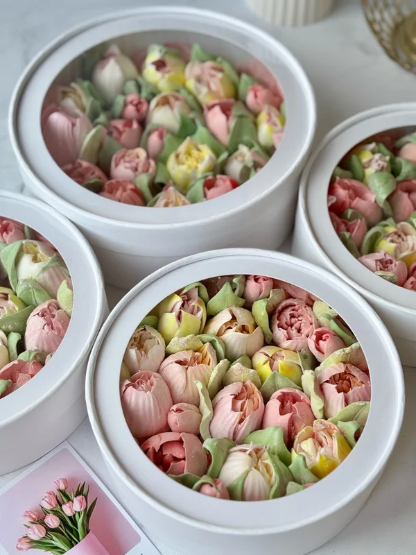 Зефирные цветы