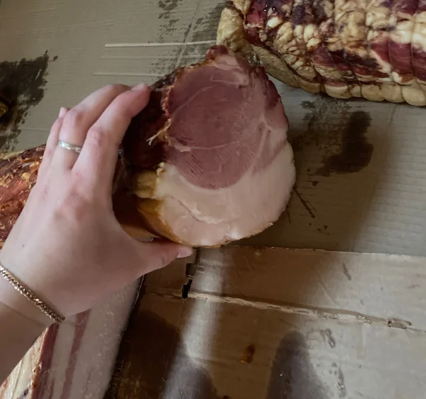 Копченая домашняя свинина