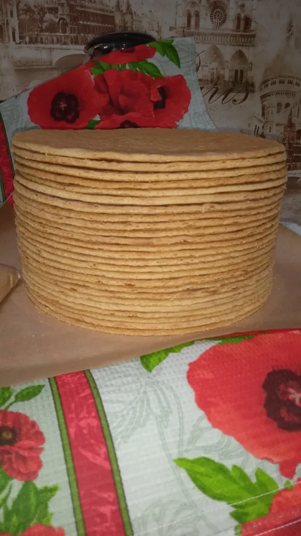 Медовые коржи