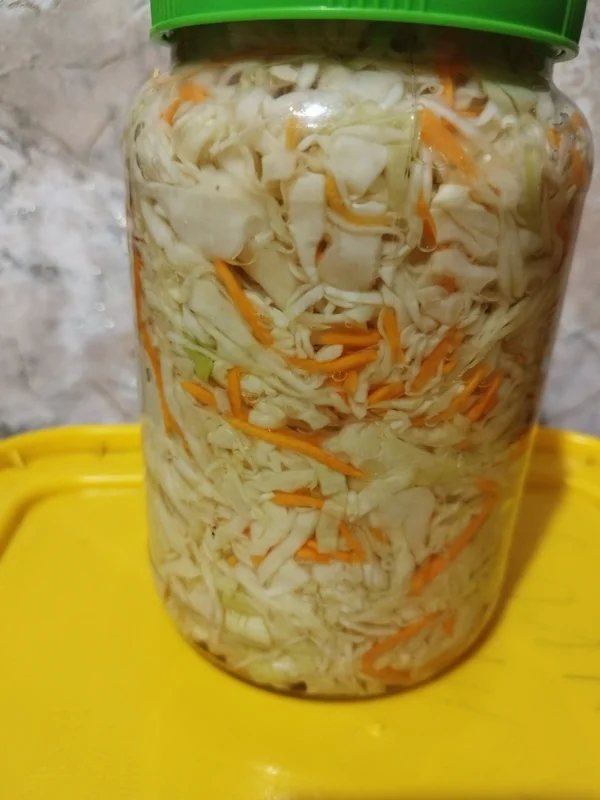 Капуста в маринаде
