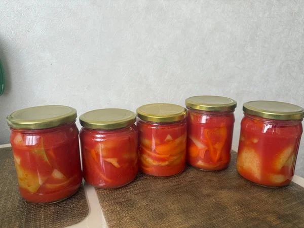 Лечо домашнего приготовления