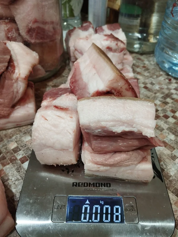 Сало домашнего поросёнка