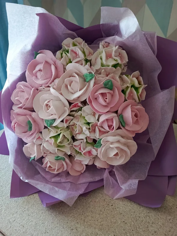 Букет из зефира