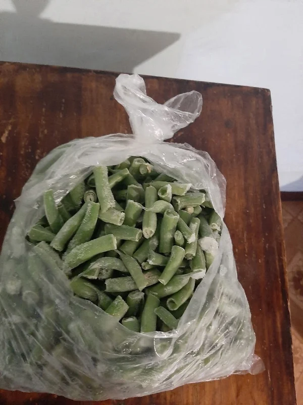 Замороженная зелёная спаржевая фасоль