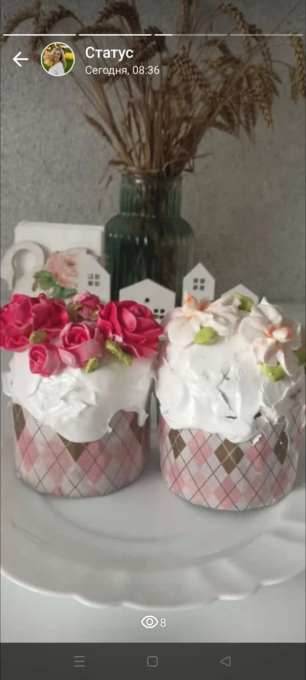 Классический кулич на молоке с вяленой клюквой