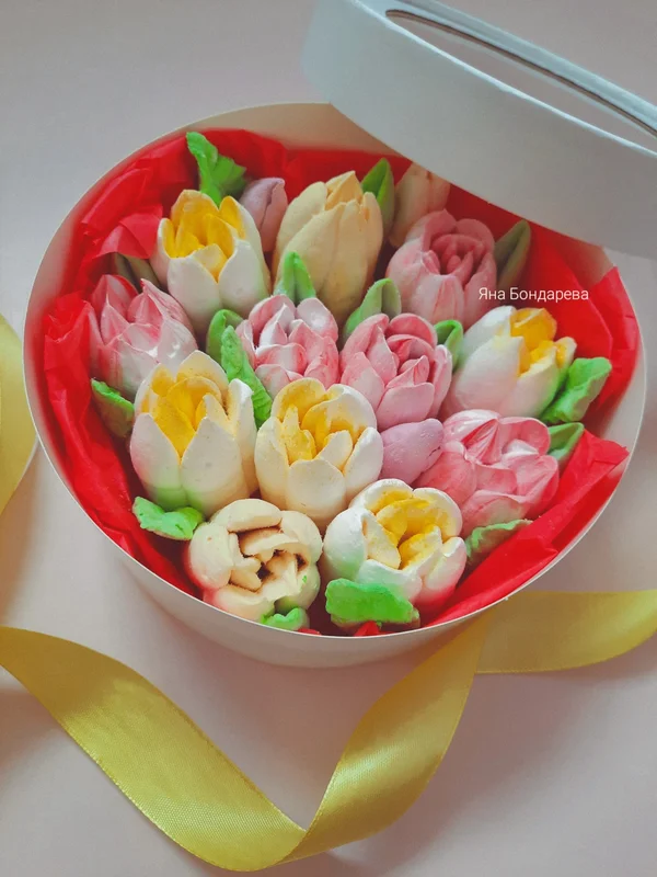 Зефирные цветы