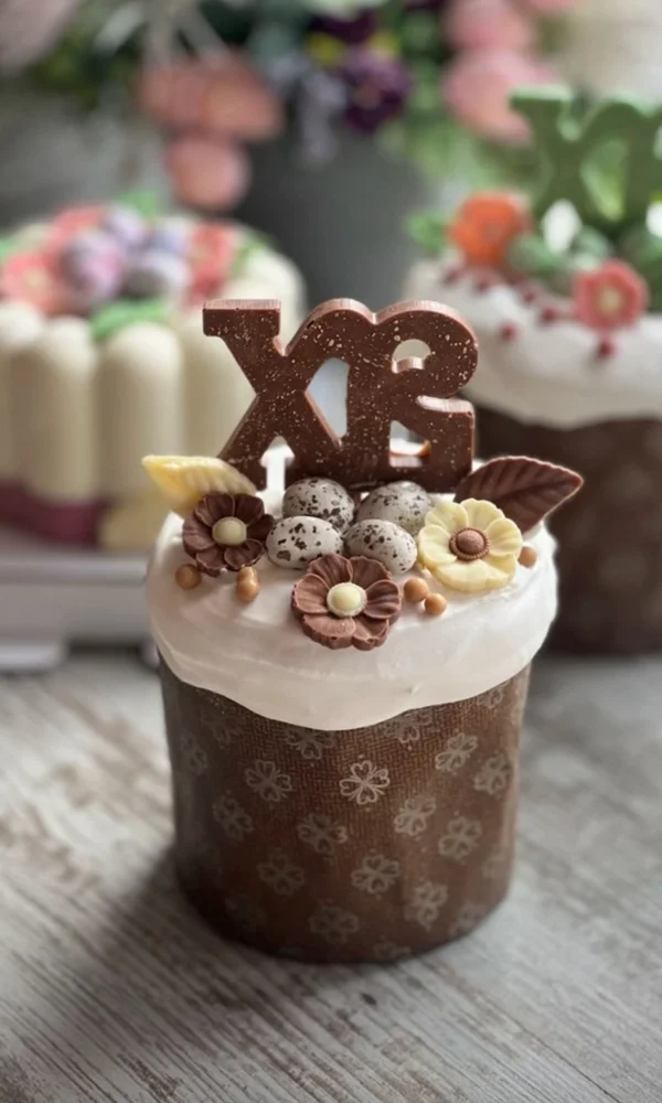 Творожные дрожжевые куличи