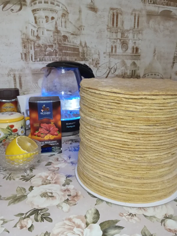 Медовые коржи для торта