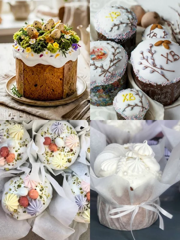 Бабушкин кулич с изюмом