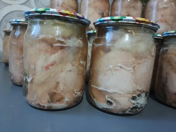 Тушёнка куриная (бройлер), баночка 0,5 л