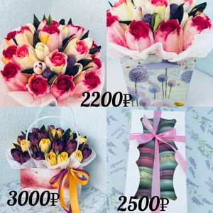 Зефирные букеты и коробочки с зефиром