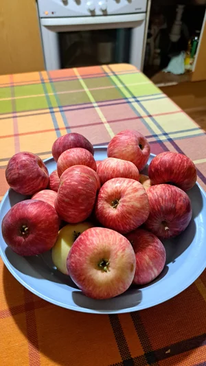 Крупные яблоки