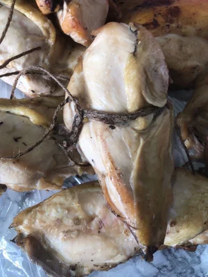 Домашняя копчёная курочка