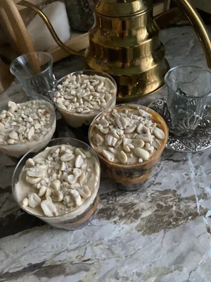 Торт в стаканчике (сникерс)