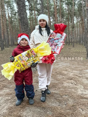 Конфета-подарок с наполнением