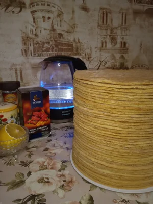 Медовые коржи для торта