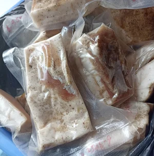 Домашнее солёное сало