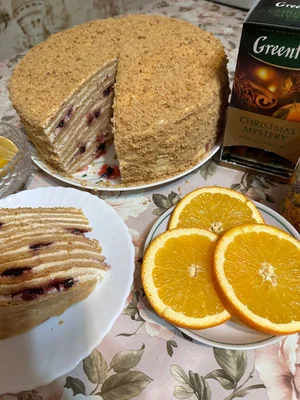 Медовые коржи для торта