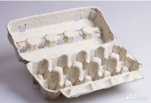 Чистые ячейки из под яиц