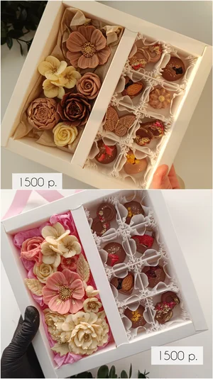 Наборы конфет, букеты и трюфели из бельгийского шоколада