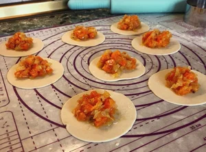 Манты с картошкой