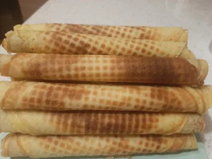 Трубочки с вареной сгущенкой