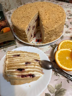 Медовые коржи для торта