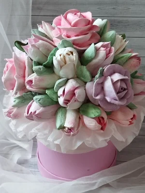 Зефирные букеты (коробки)