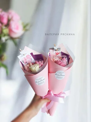 Шоколадный букет из 3 цветочков