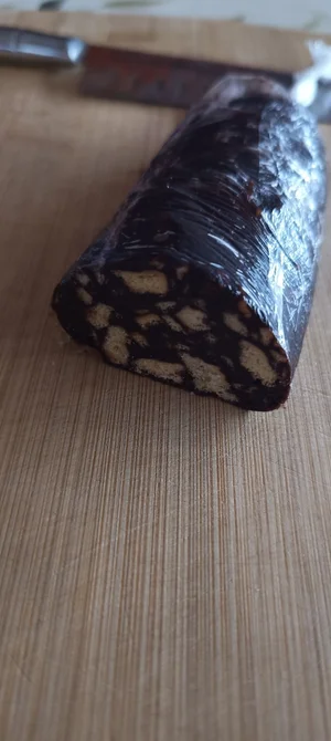 Шоколадная колбаска