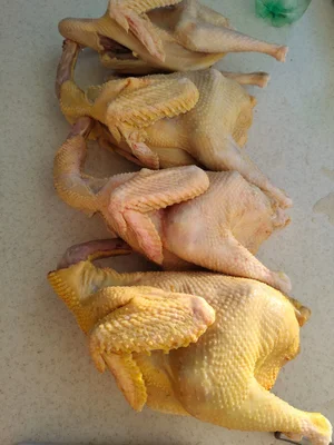 Молодые суповые домашние петушки