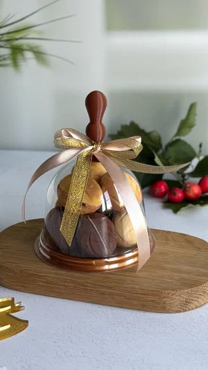 Орешки-ассорти с грибочками (печенье в шоколаде)