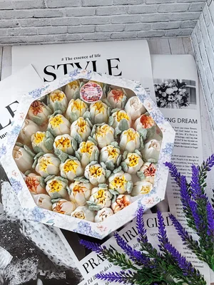 Зефирные тюльпаны