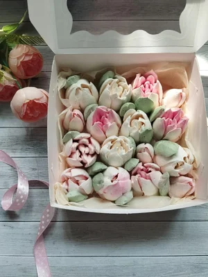 Зефирные букеты (коробки)