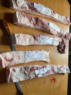 Печень свиная приморожена