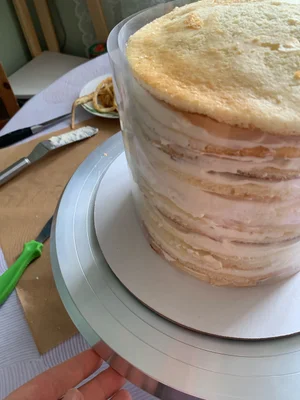 Коржи молочной девочки и шоколадной молочной девочки