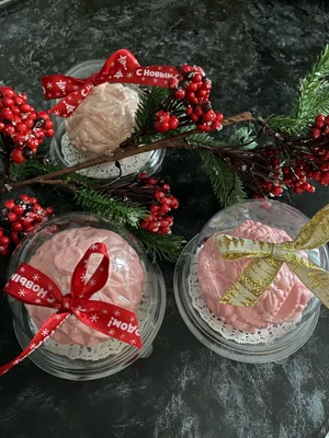 Шары из зефира с начинкой пирожных Картошка