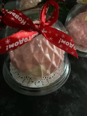 Шары из зефира с начинкой пирожных Картошка