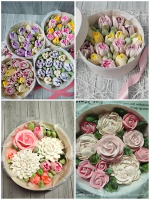 Зефирные букеты (коробки)