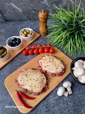 Курочка вязанка в беконе с картофелем, грибами и сыром