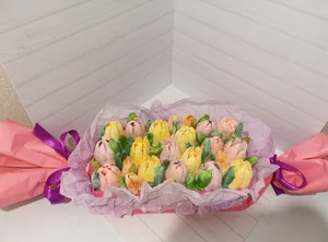 Зефирные букетики